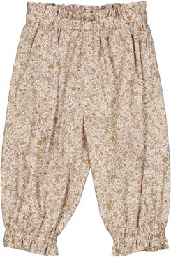Wheat trousers Polly - Soft lilac flowers